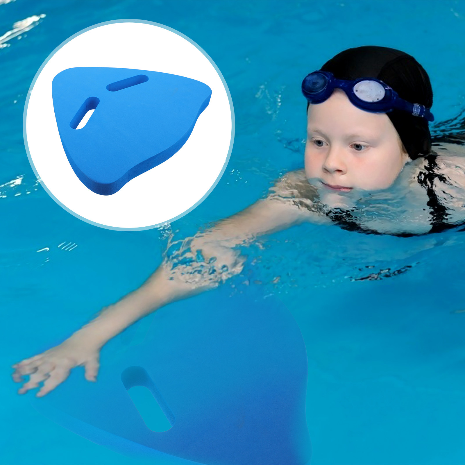 Swimming Kickboard - 子供と大人のための水泳キックボード トレーニング補助具 高品質のEVA素材製 軽量で耐腐食性