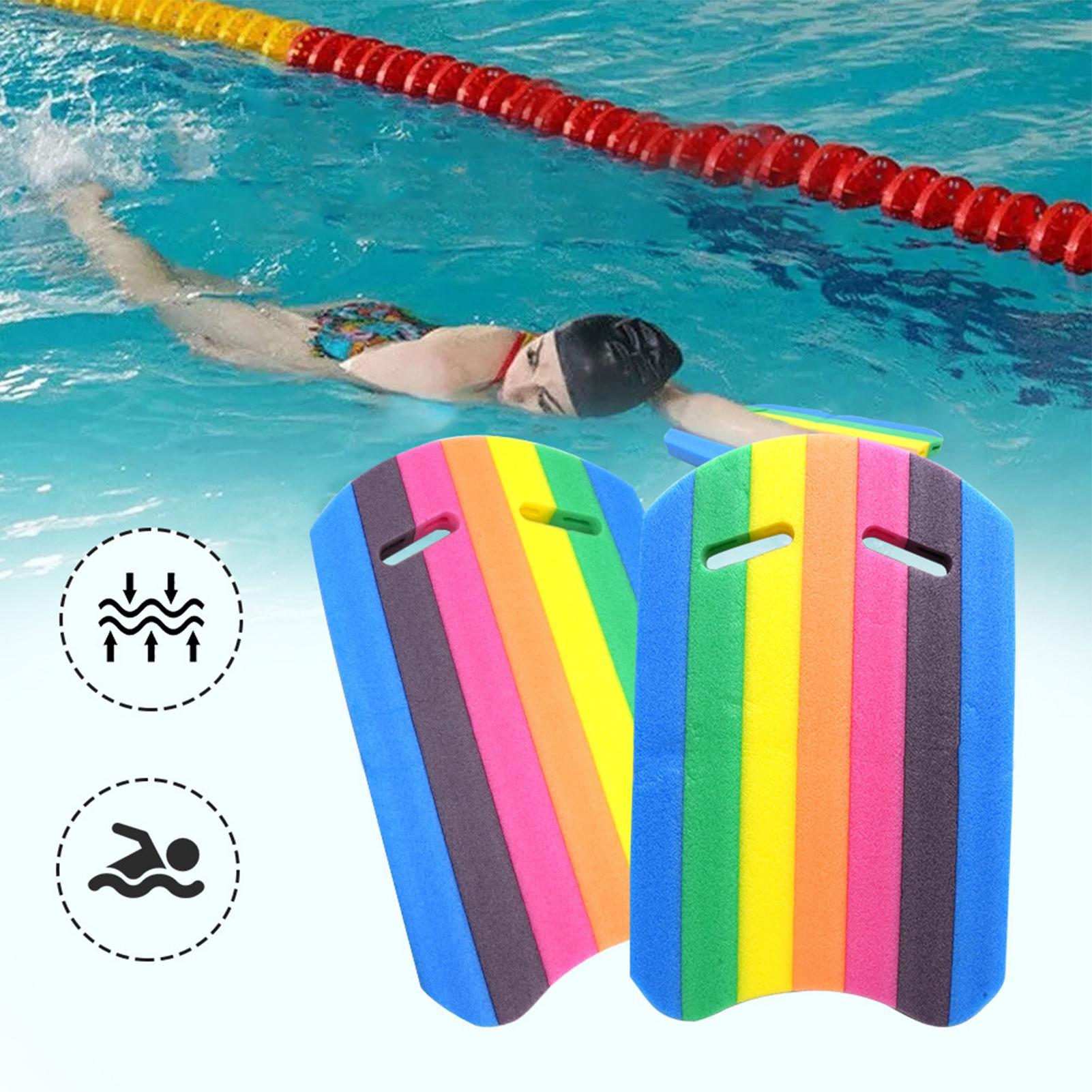 Swimming Kickboard - 30x48CM EVAフォーム製キッズキックボード、初心者向け水泳トレーニングフロート、サマーキャンプや湖でのアクティビティに最適なプール＆ビーチ用水泳補助具