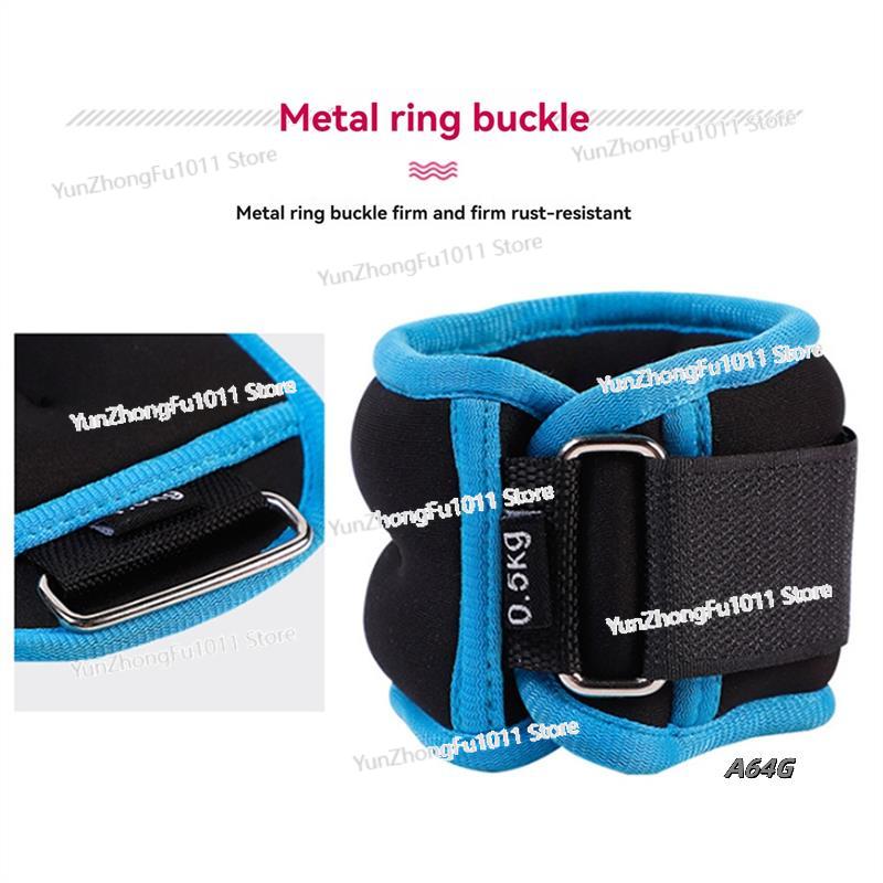 Sports Equipment Gym - 2 個フィットネス機器ジム足首サンドバッグ D リング調節可能な足首ウェイトダンス脚筋力トレーニングヨガスポーツ 500 グラム