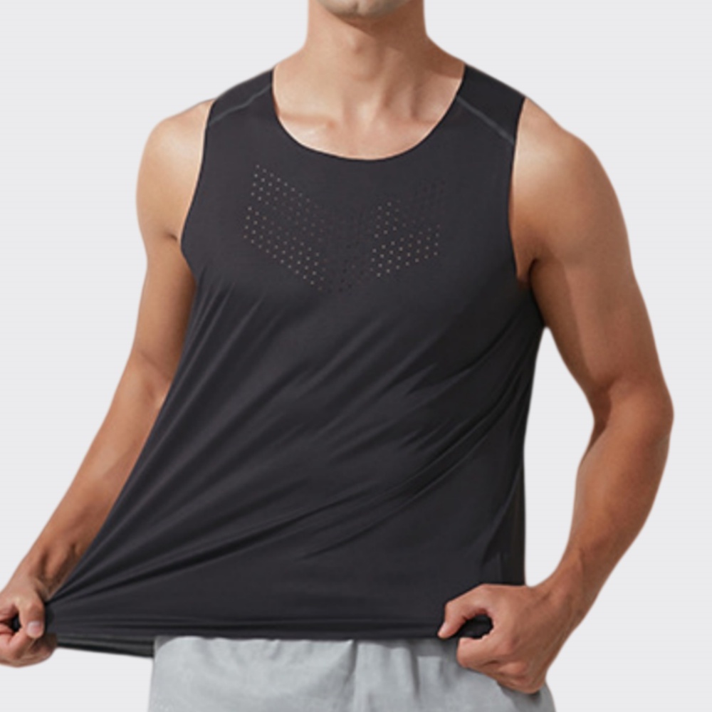 男性ジムベスト速乾性ランニングワークアウトノースリーブシャツ - Sports Equipment Gym のレビューと価格