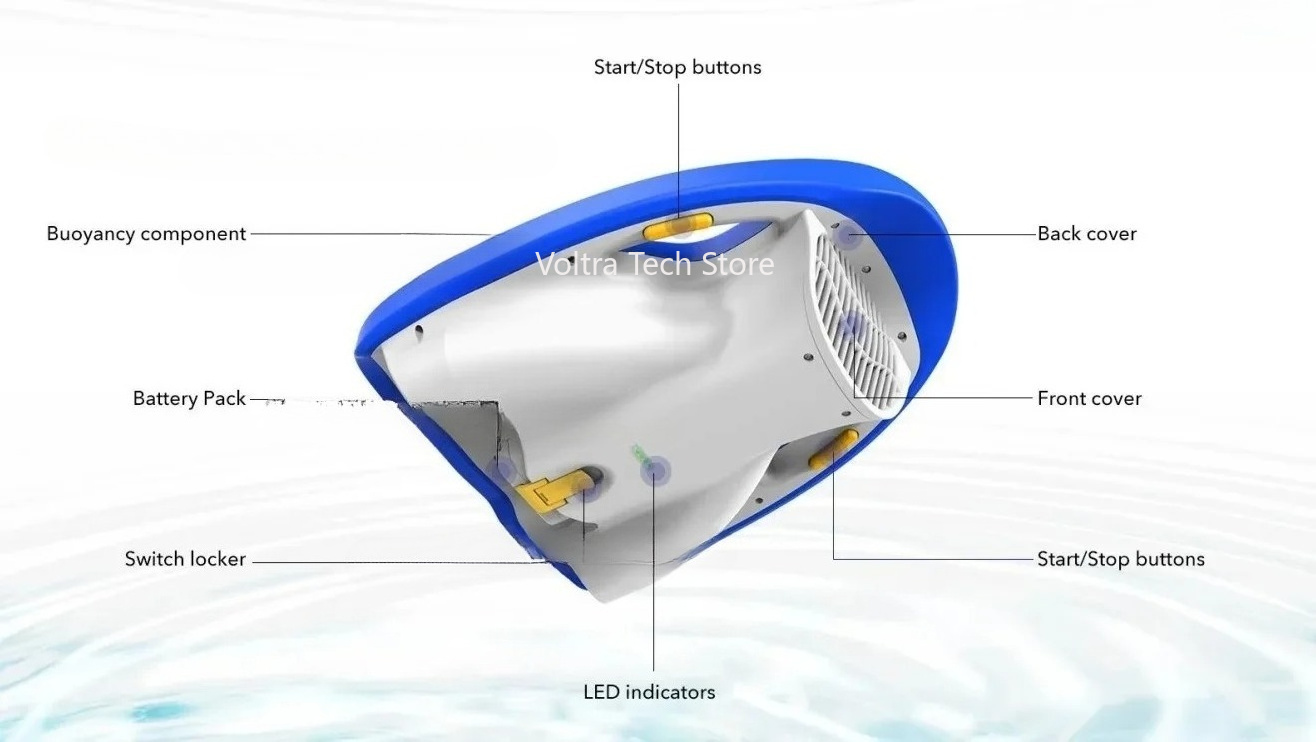 ミニ電動キックボードサーフボード子供大人向け信頼性の高い水泳 - Swimming Kickboard のレビューと価格