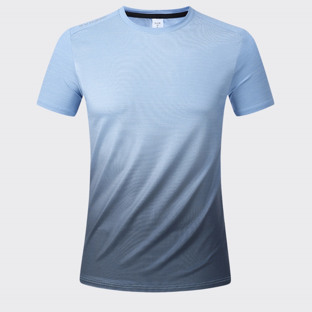 メンズフィットネスランニング Tシャツジムスポーツグラデーシ - Sports Equipment Gym のレビューと価格